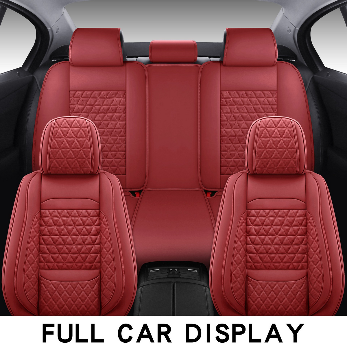 Premium Leather Seat Covers For 7 Seats