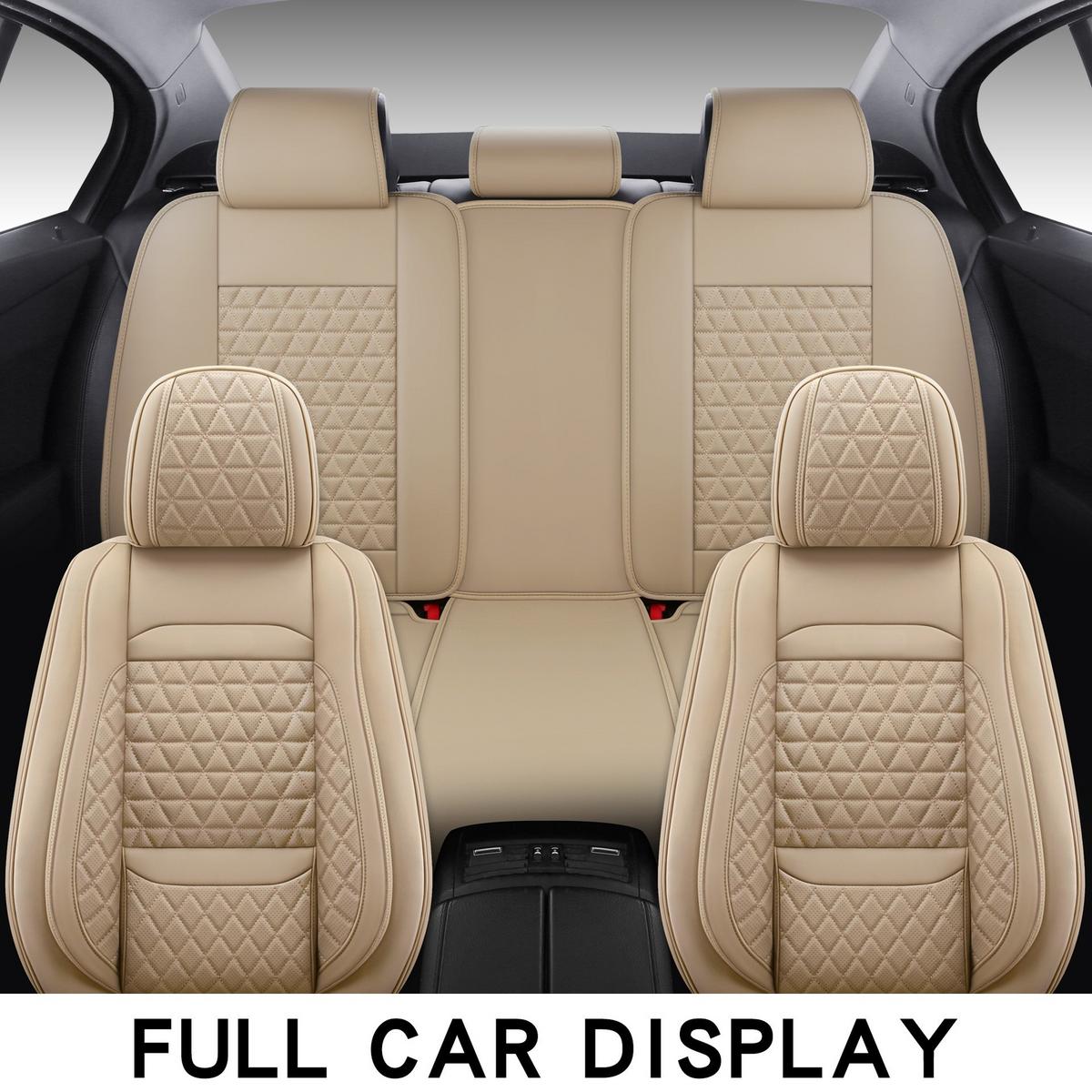 Premium Leather Seat Covers For 7 Seats