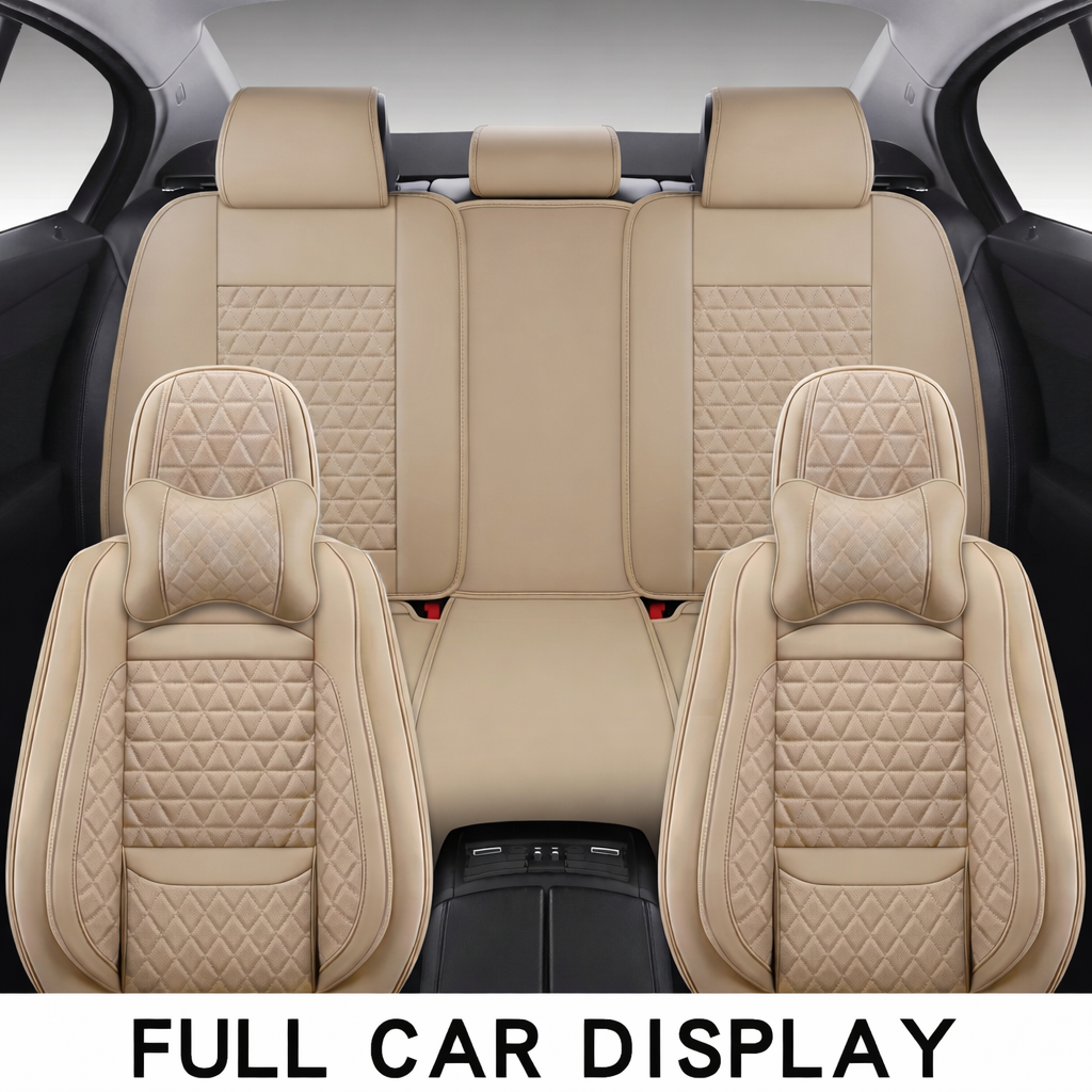 Premium Leather Seat Covers For 7 Seats