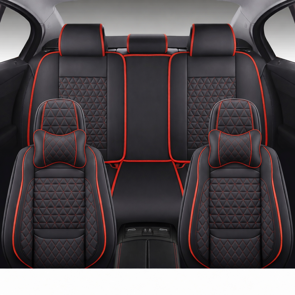 Premium Leather Seat Covers For 7 Seats