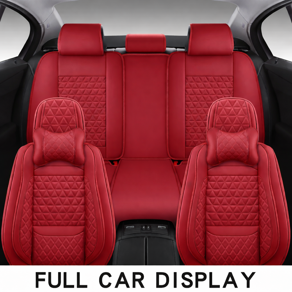 Premium Leather Seat Covers For 7 Seats
